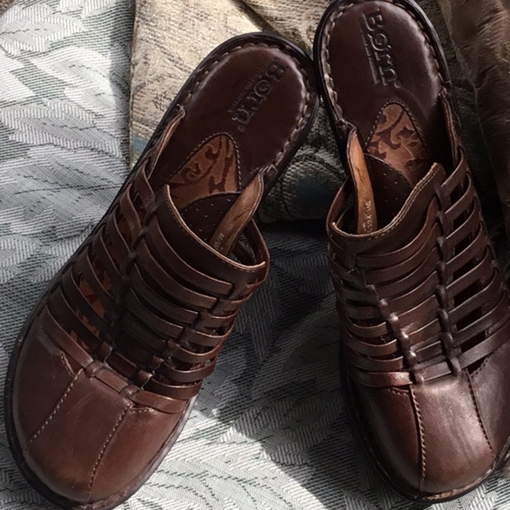 Born Leather Clogs - image 2